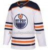 Edmonton Oilers Blank Adidas Wit Authentic Shirt - Mannen